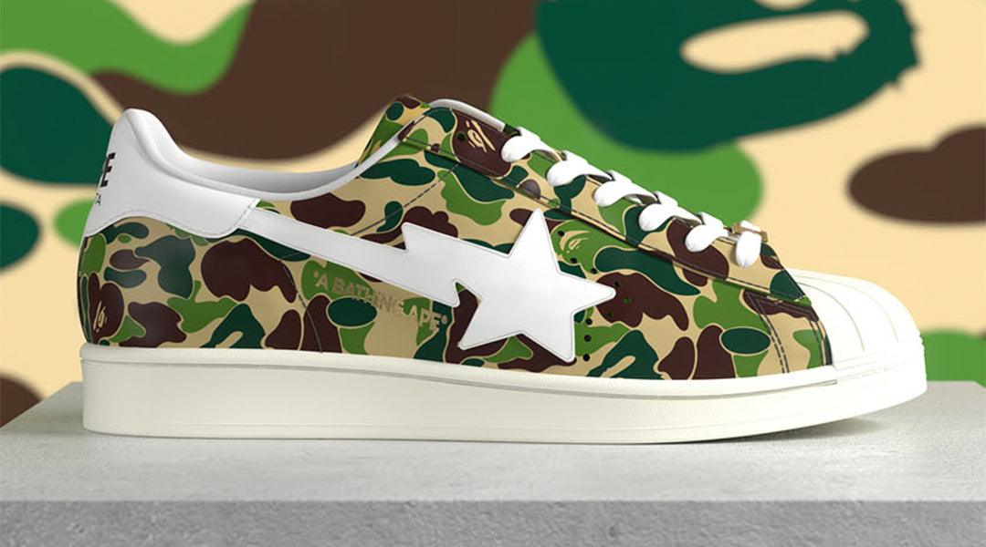 adidas Originals x Bape Superstar 'Green Camo'