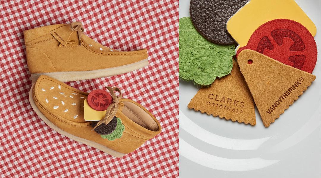 Clarks Originals + VANDYTHEPINK Wallabee Boots 'Classic Burger'