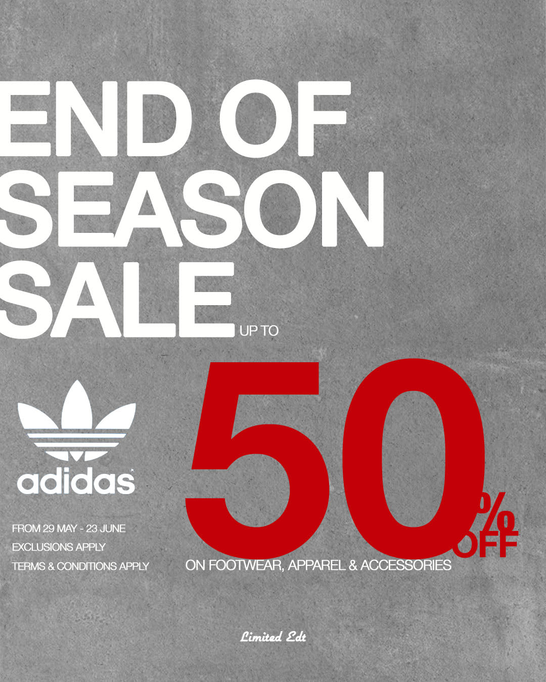 Adidas end of year sale online