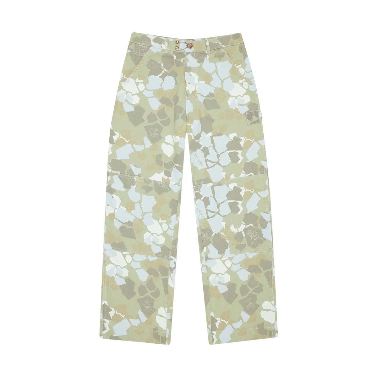 Denim Baggy Jeans 'Blue Camo'