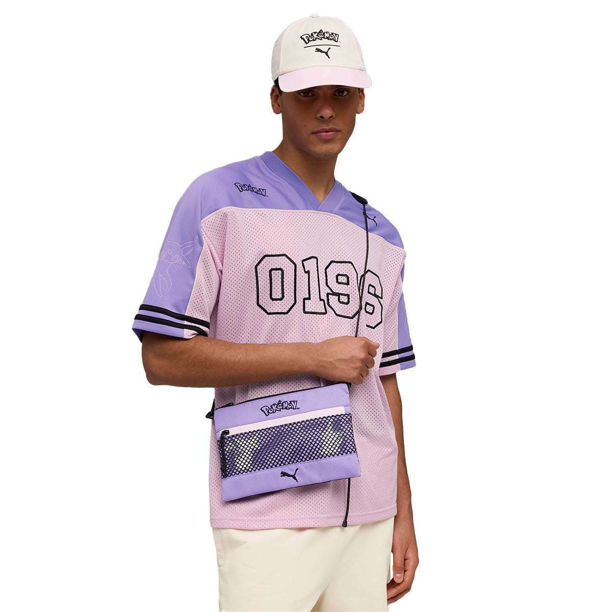 + Pokémon Sacoche 'Strong Grey Lavender Alert'