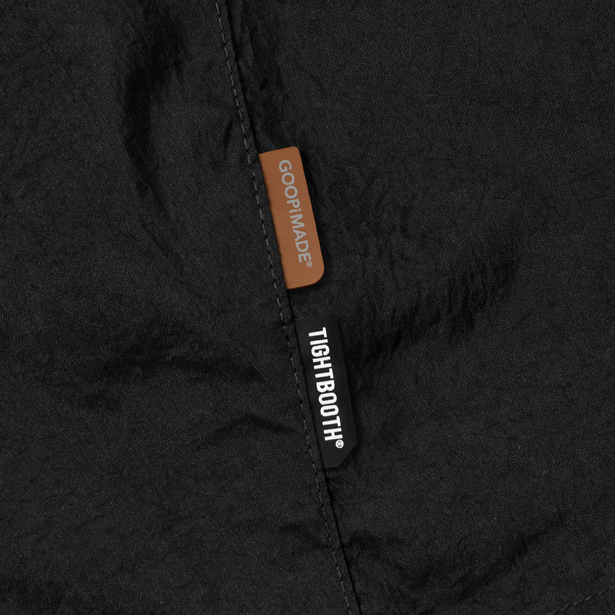 + TIGHTBOOTH Strap Baggy Pants 'Black'