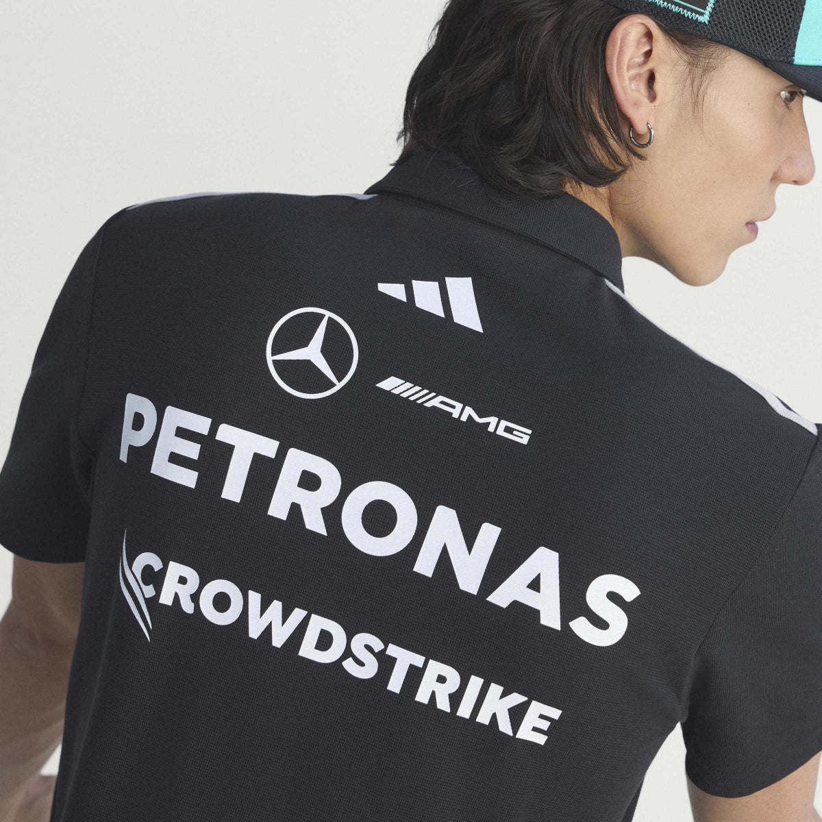 + Mercedes AMG Petronas F1 Team Engineers Polo Tee 'Black'