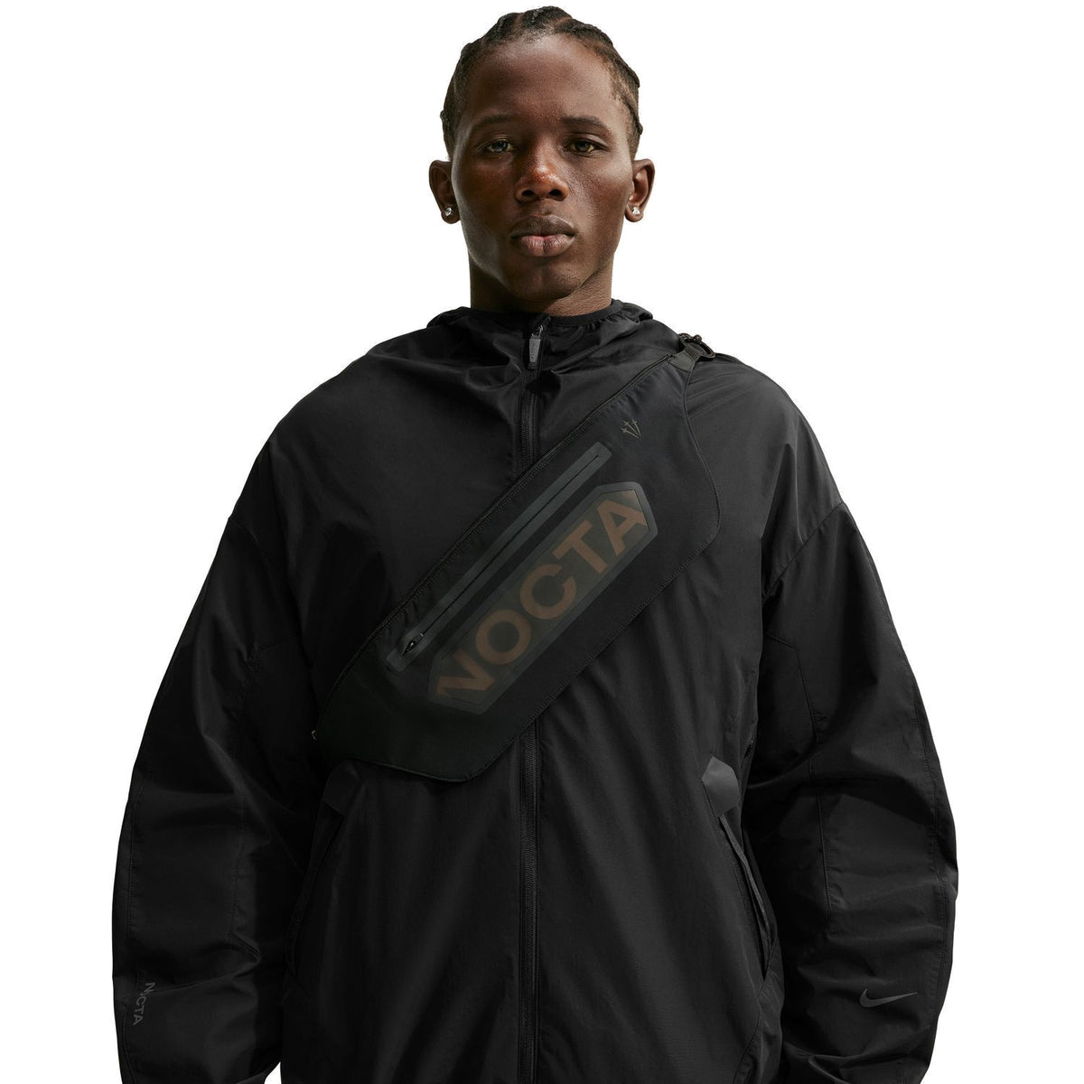 + NOCTA Shroud Cut Track Jacket 'Black'