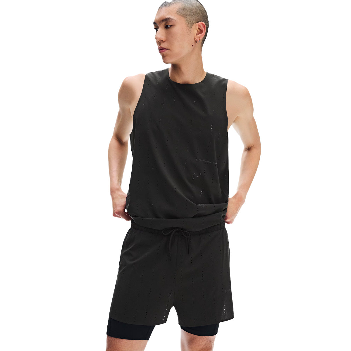 + Post Archive Faction Zero 2-in-1 Shorts 'Molasses Black'