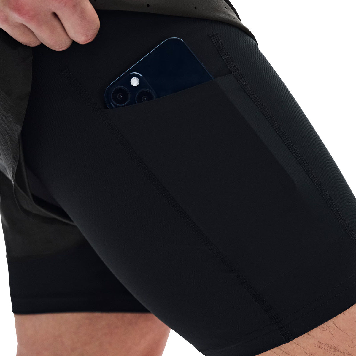 + Post Archive Faction Zero 2-in-1 Shorts 'Molasses Black'