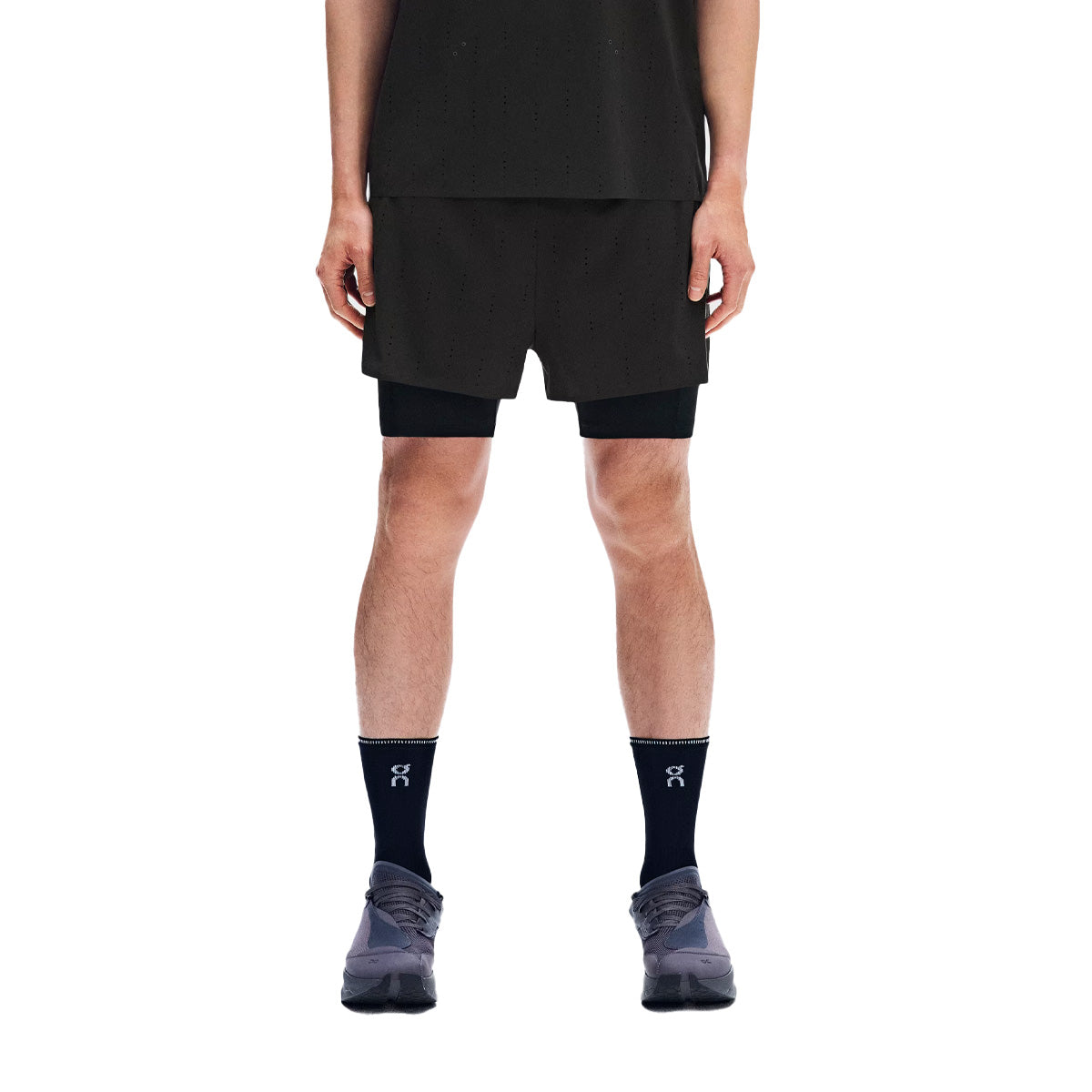 + Post Archive Faction Zero 2-in-1 Shorts 'Molasses Black'