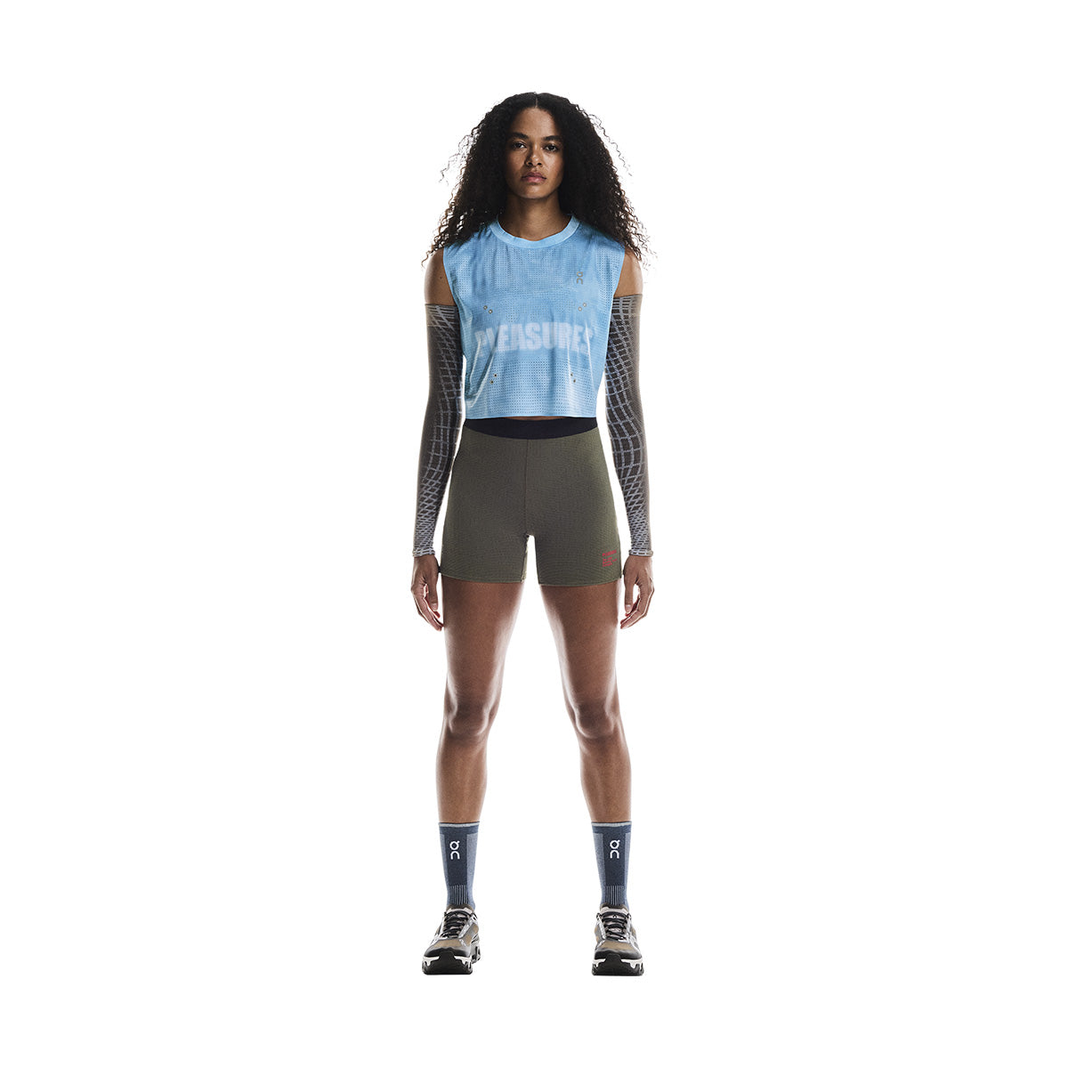+ PLEASURES + The LOOP Running Supply Wmns Tank 'Blizzard'