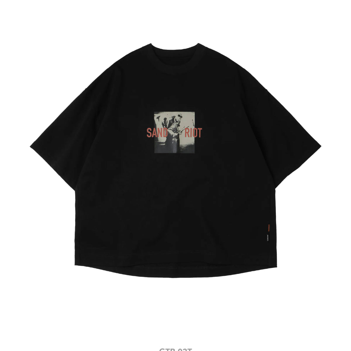 + TIGHTBOOTH Sand Riot Logo Tee 'Black'