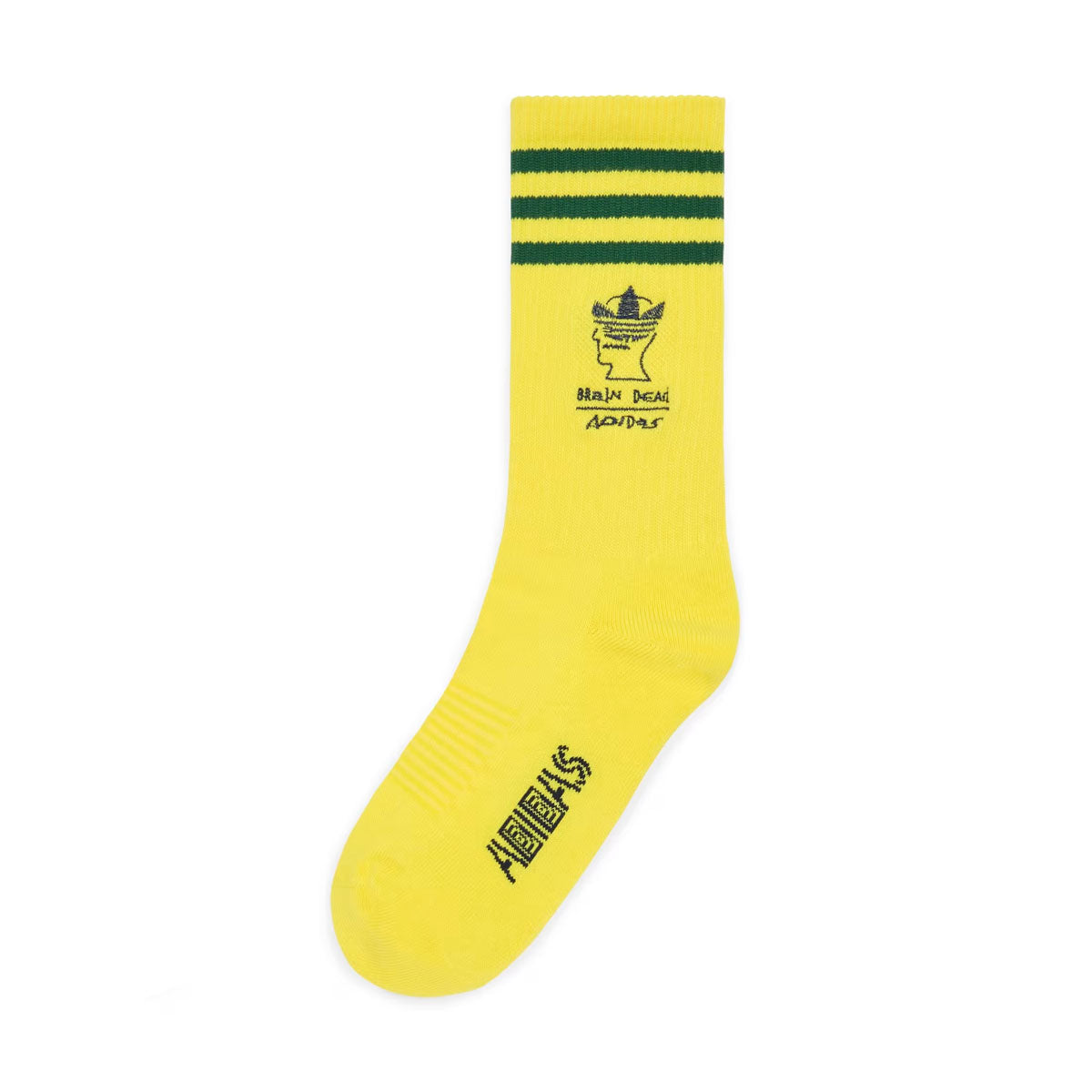 + Brain Dead Sock 'Bright Yellow'