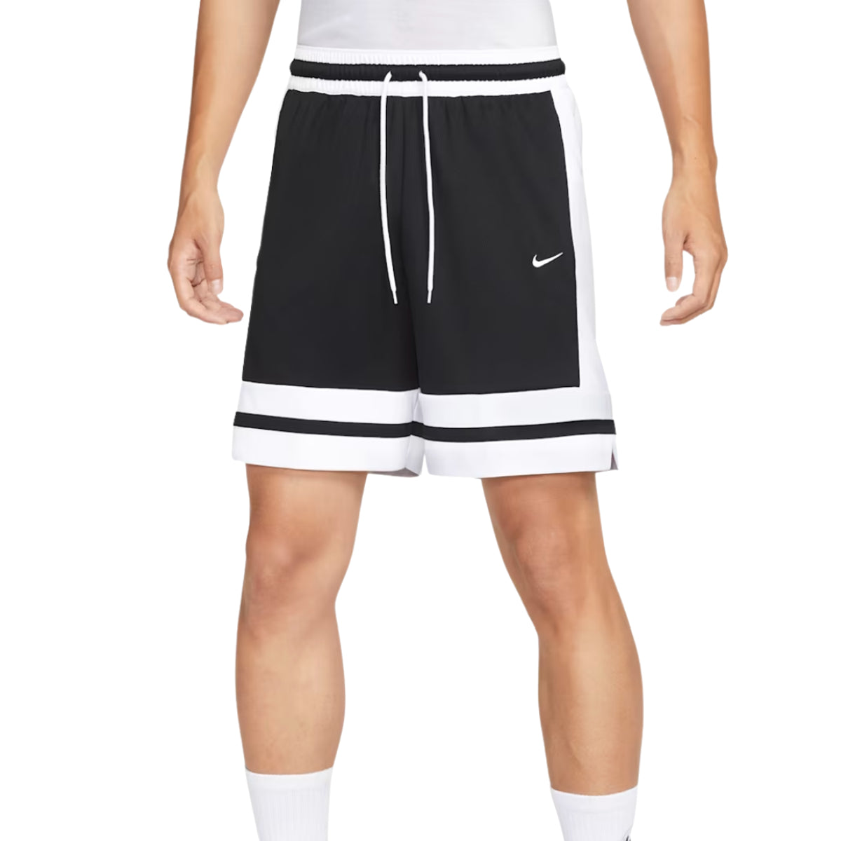 Classic Dri-Fit 8 Inch Basketball Shorts 'Black White'