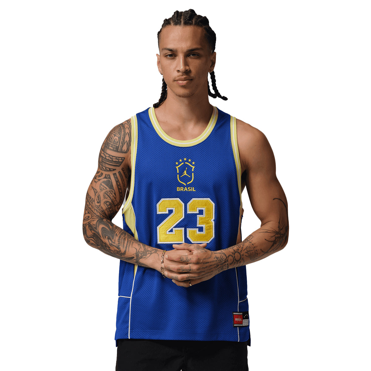 + Brasil Futebol Mesh Jersey 'Old Royal'