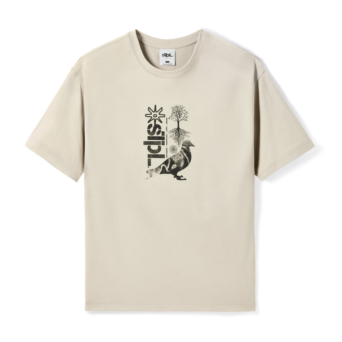 Hybrid Pigeon Tee 'Beige'