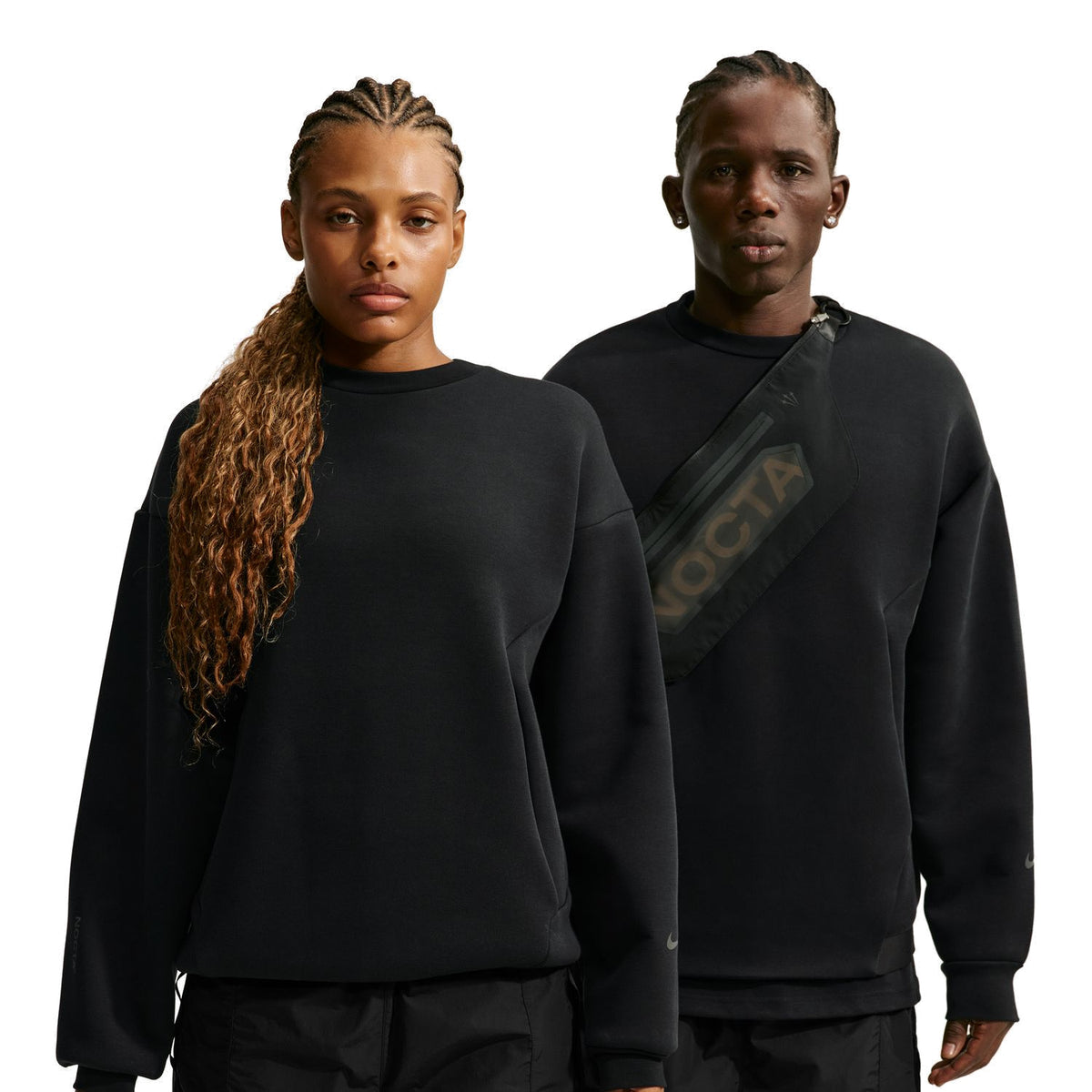 + NOCTA Trapeziud-Cut Crew-Neck Pullover 'Black'