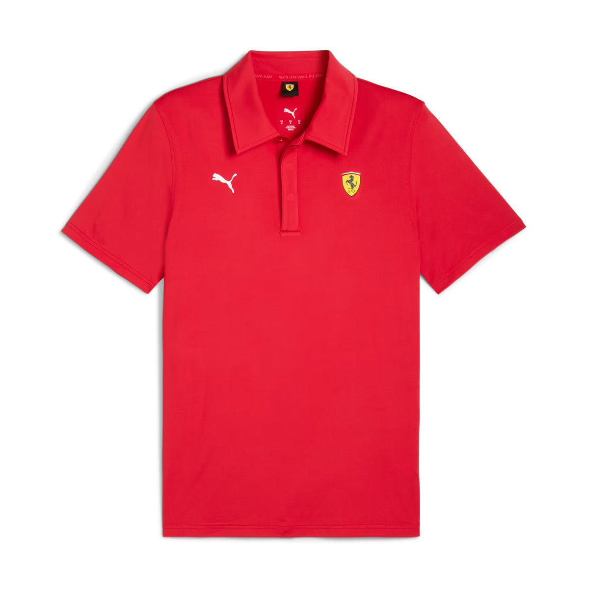 + Scuderia Ferrari Sportswear CLOUDSPUN Polo 'Rosso Corsa'