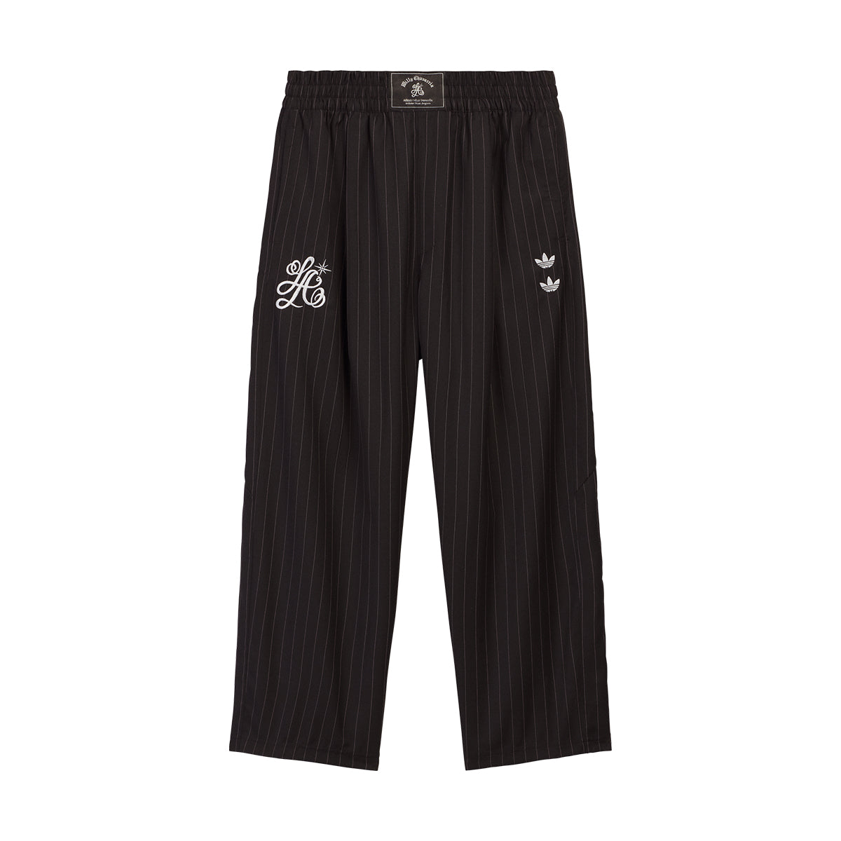 + Willy Chavarria Pinstripe Track Pant 'Black'