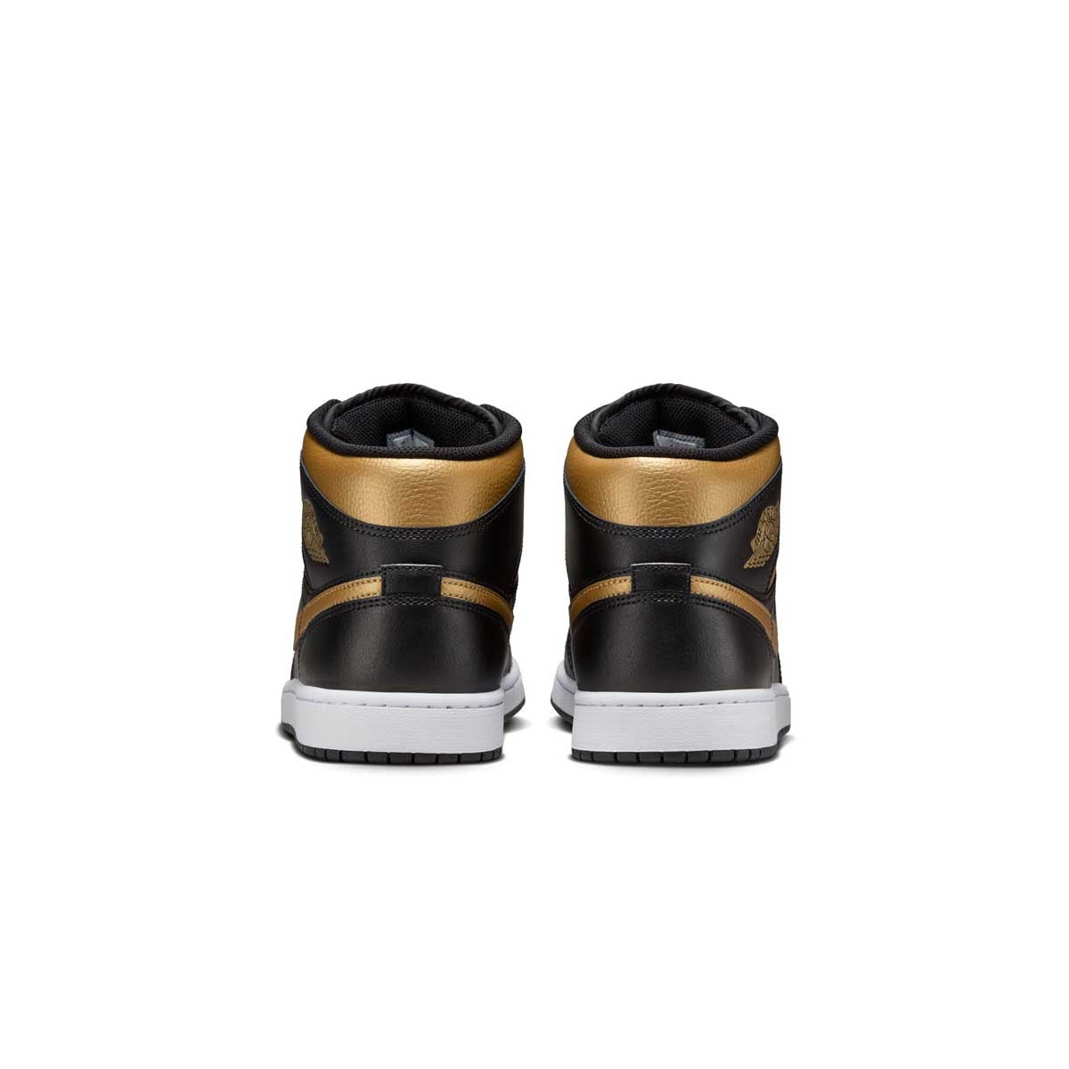 Air Jordan 1 Mid 'Black Metallic Gold'