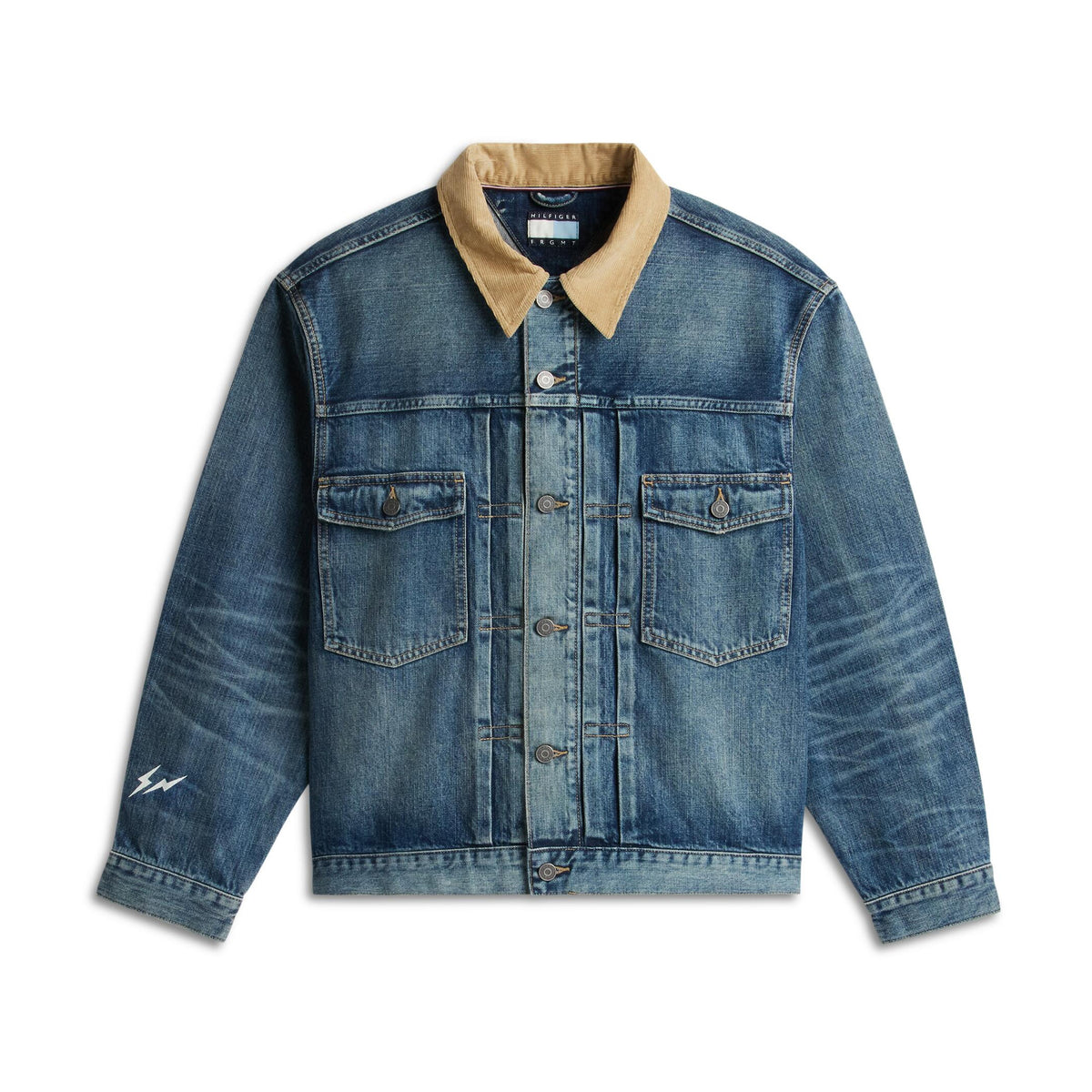 + Fragment Polka Dot Field Jacket 'Navy Blue'