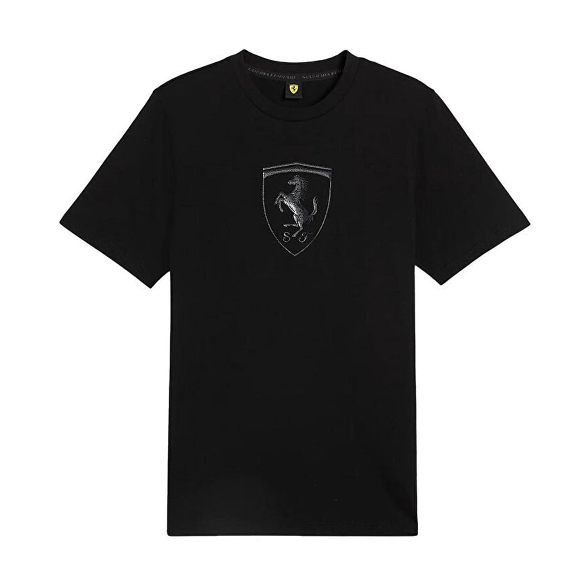 Ferrari Race Tonal Big Shield Tee 'PUMA Black'