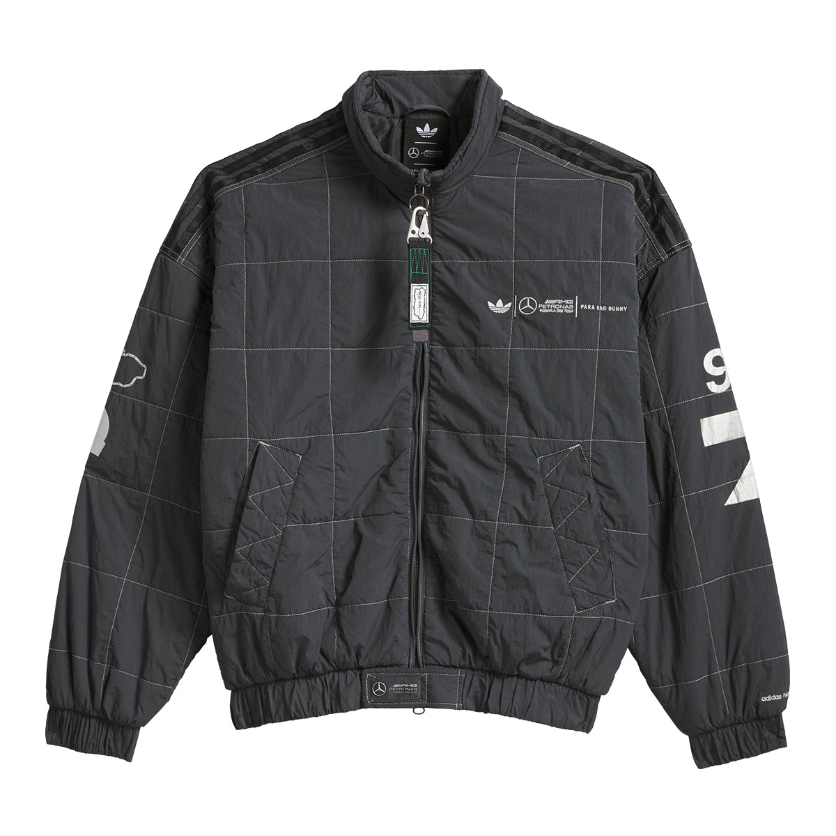 + Bad Bunny + Mercedes-AMG Petronas F1 Racing Jacket 'Dgh Solid Grey'
