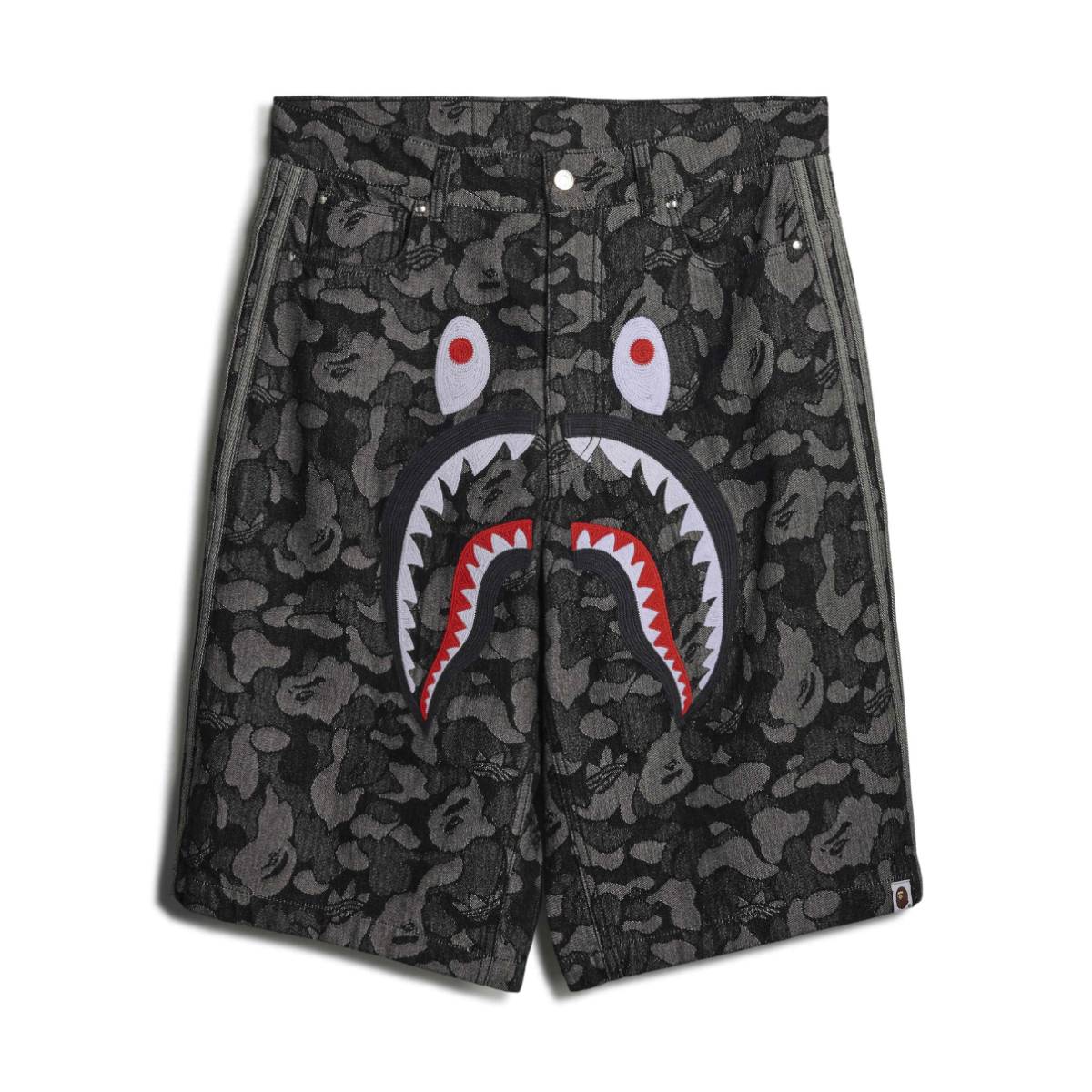 + BAPE Shark Denim Jorts 'Black'