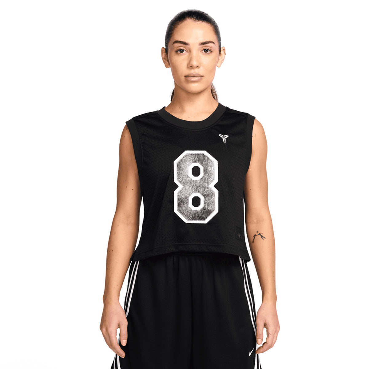 Wmns Kobe Cropped Jersey 'Black'
