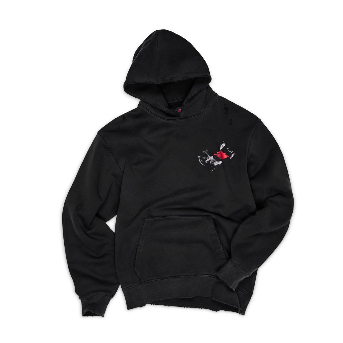 Black Cat Pullover Hoodie 'Black'