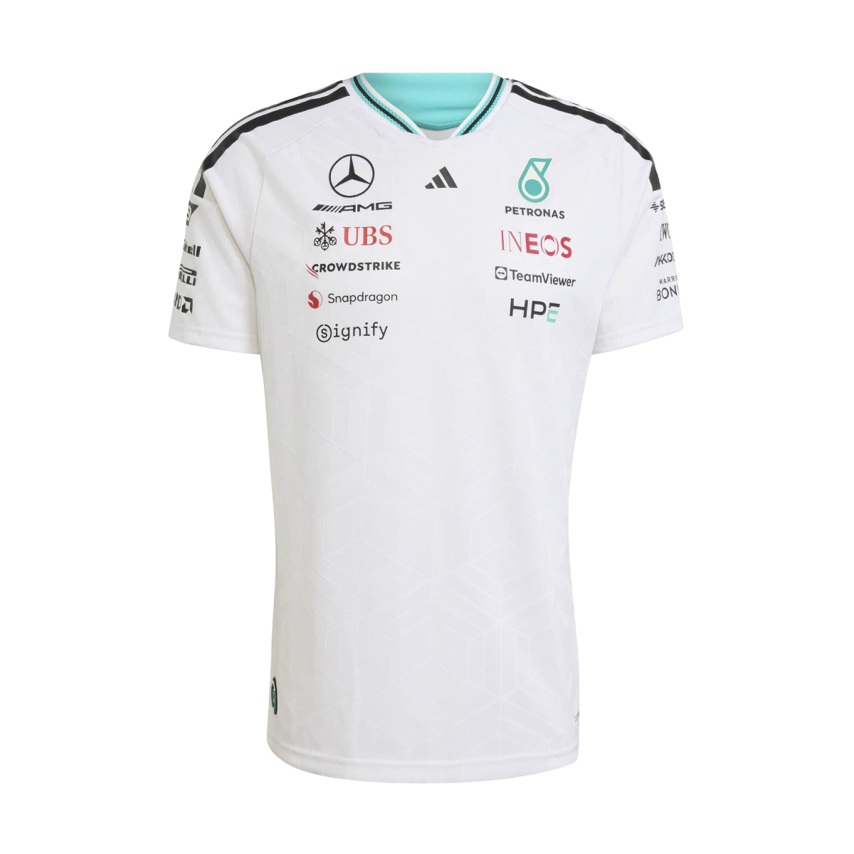 + Mercedes AMG Petronas F1 Team Driver Jersey Authentic 'White'