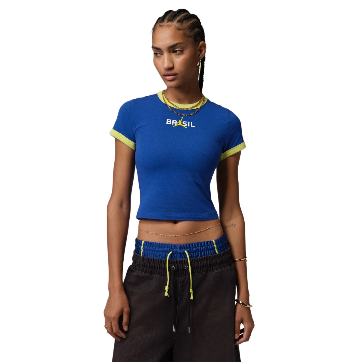 + Brasil Futebol Wmns Graphic Brasil Top 'Old Royal'