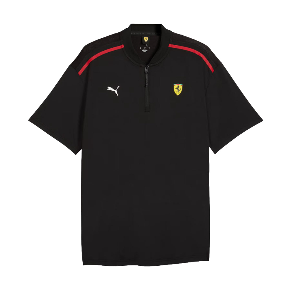 + Scuderia Ferrari Premium CLOUDSPUN Relaxed Polo 'PUMA Black'