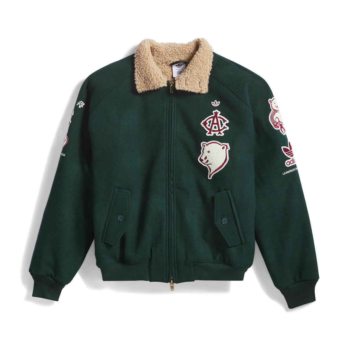 + CLOT Varsity Jacket 'Green Night'