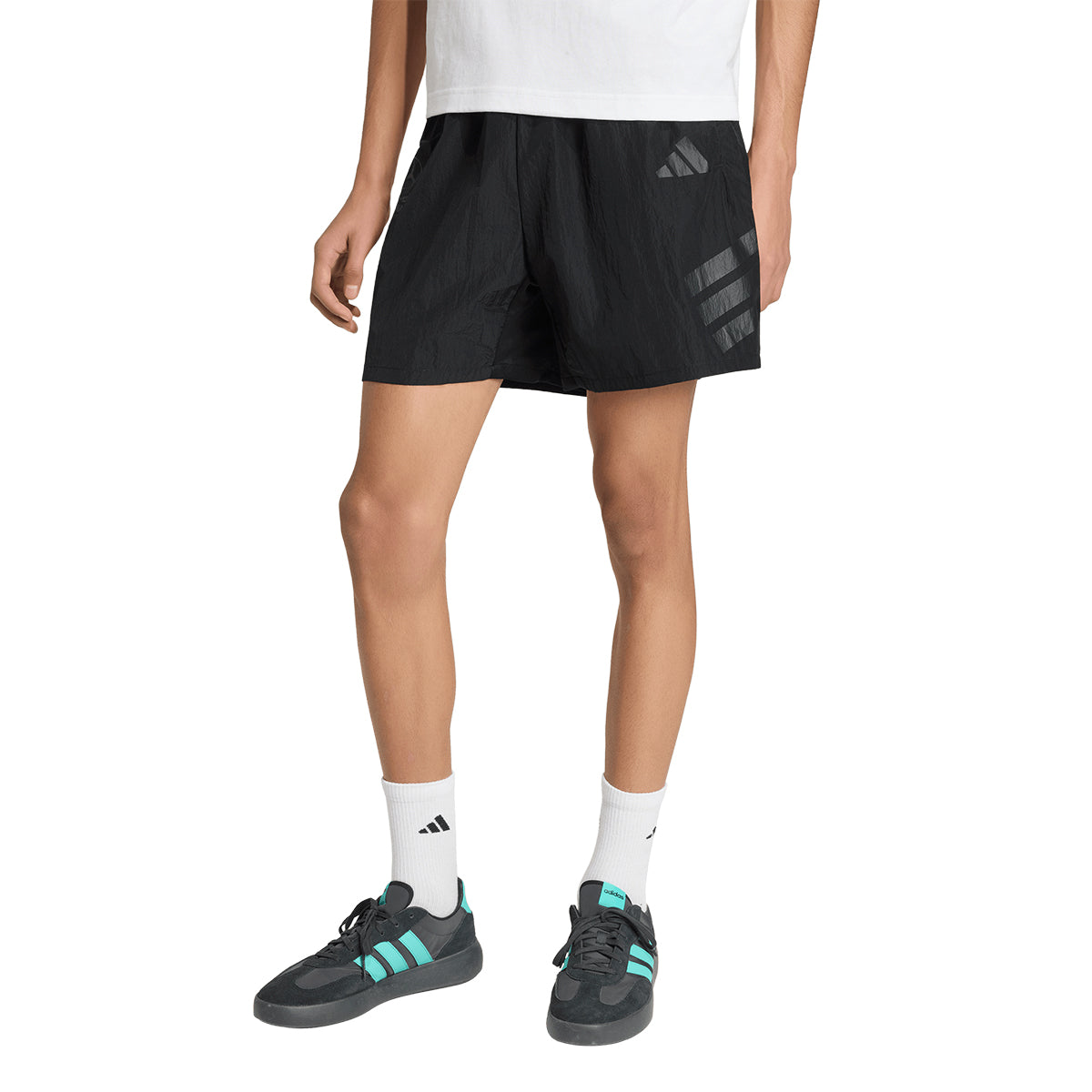+ Mercedes AMG Petronas F1 Team Night Woven Shorts 'Black'
