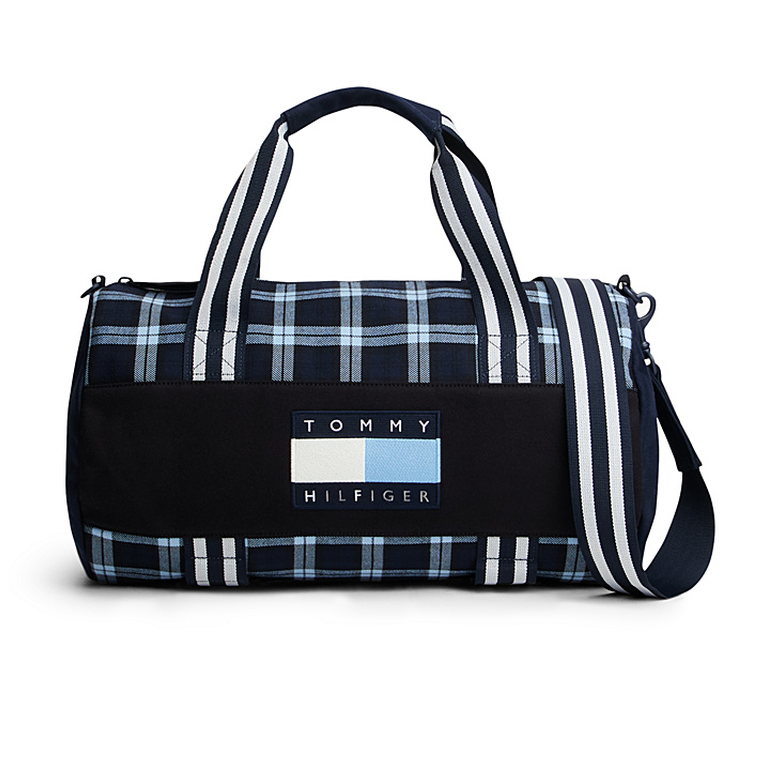 + Fragment Check Duffle Bag 'Navy Blue'