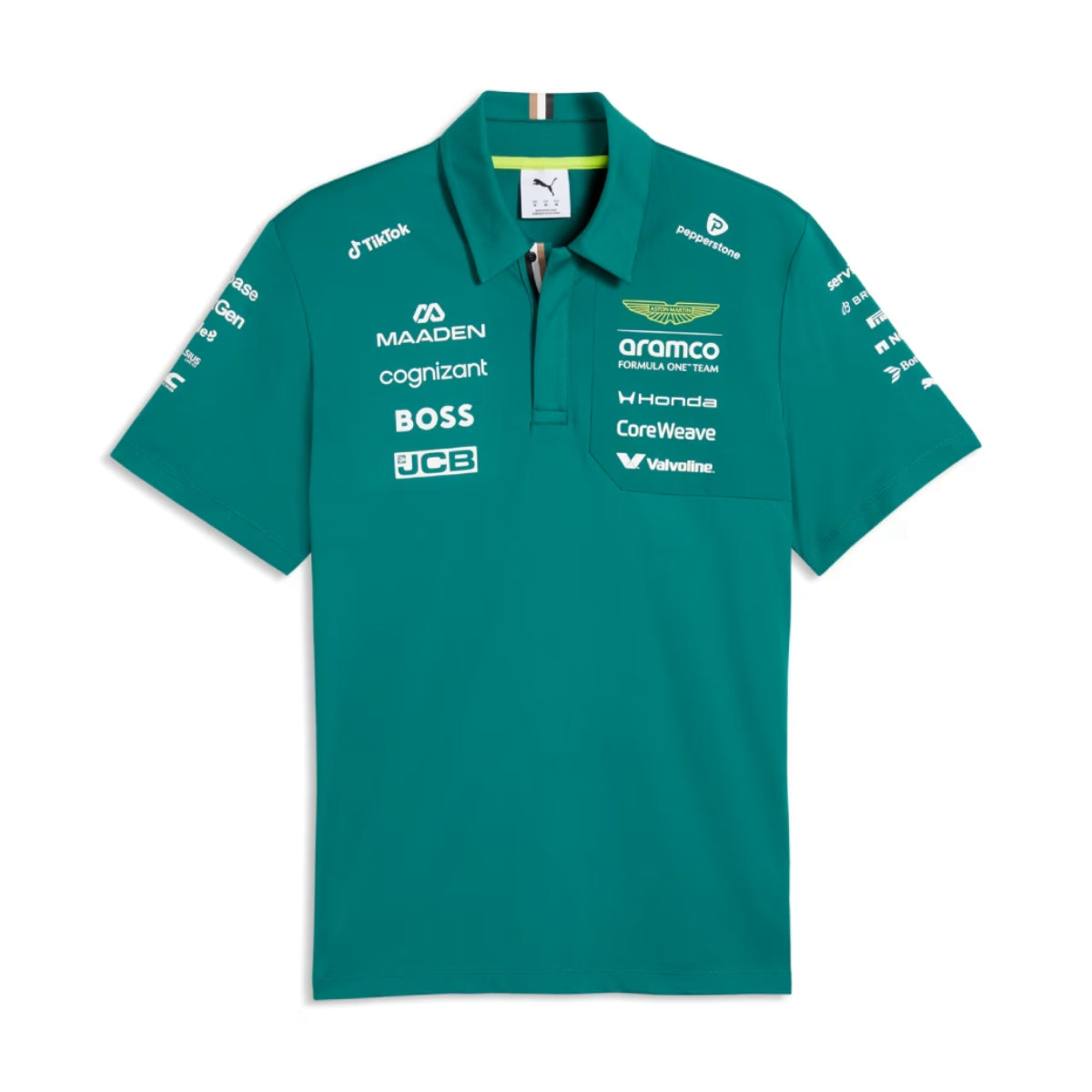 + Aston Martin Aramco F1 Team Replica Polo 'Green Lux'