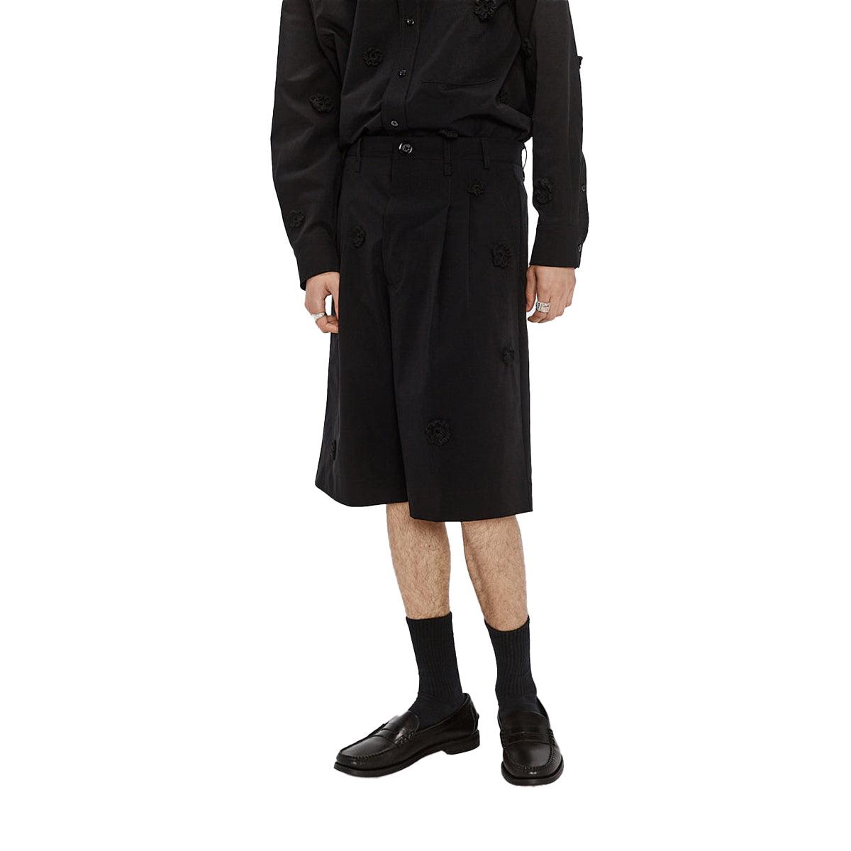 Single Pleated Shorts 'Black'