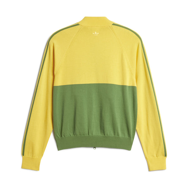 + Wales Bonner New Knit Track Top 'Bold Gold Crew Green'