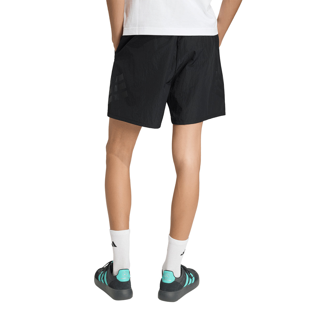 + Mercedes AMG Petronas F1 Team Night Woven Shorts 'Black'