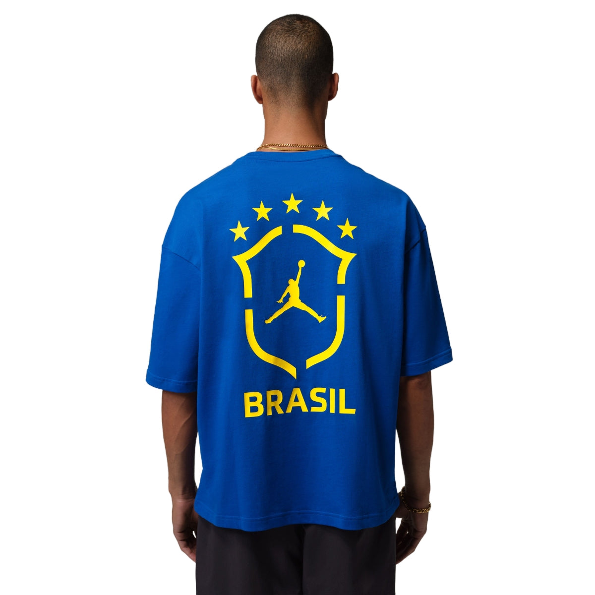 + Brasil Futebol Air Jordan 85 Oversized Tee 'Old Royal'