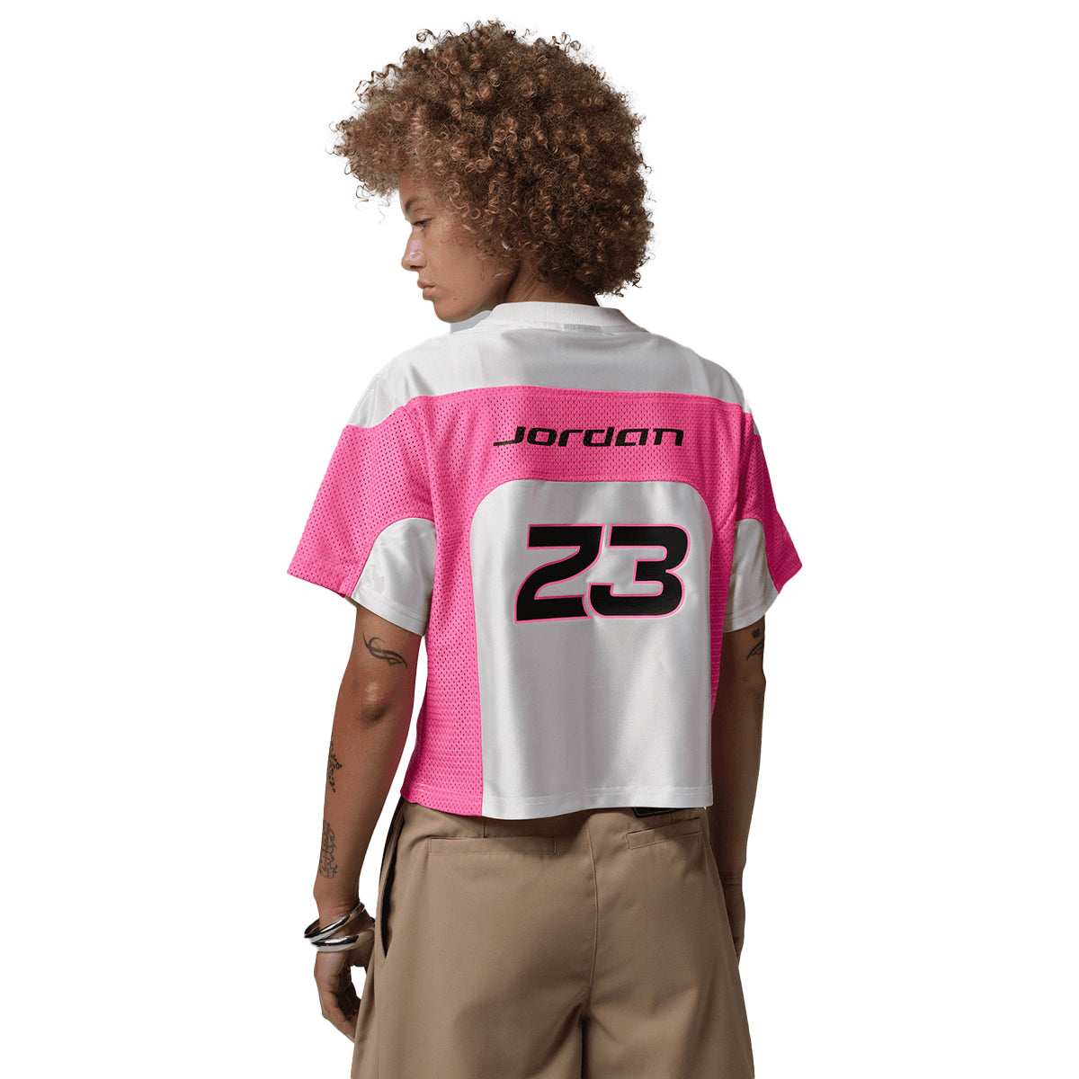 Wmns Flight Jersey 'White Pinksicle'