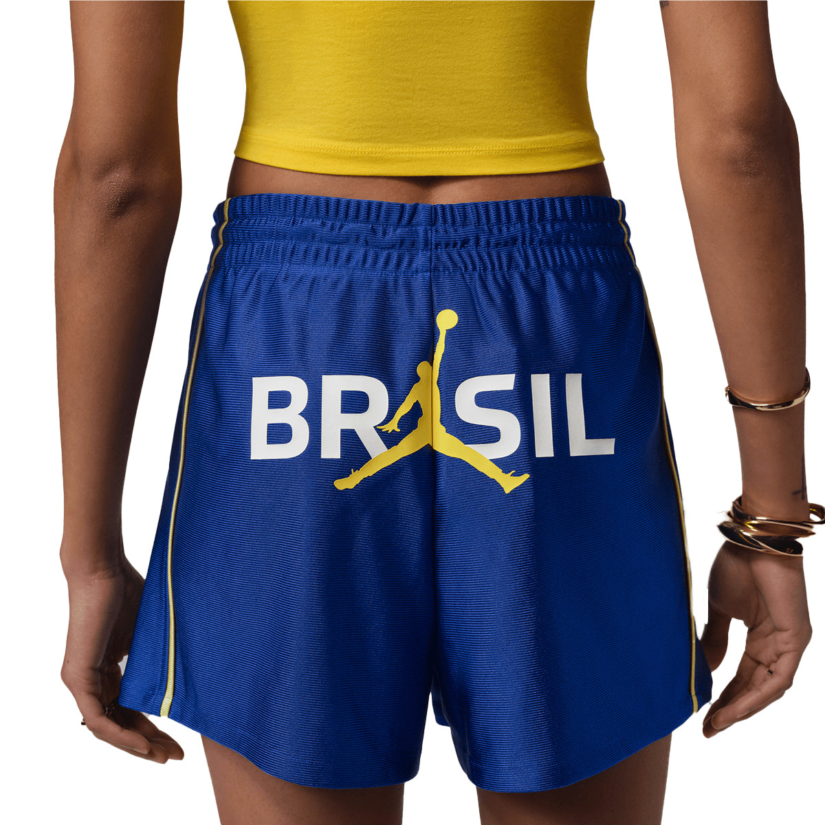 + Brasil Futbol Wmns Brooklyn Knit Shorts 'Old Royal'