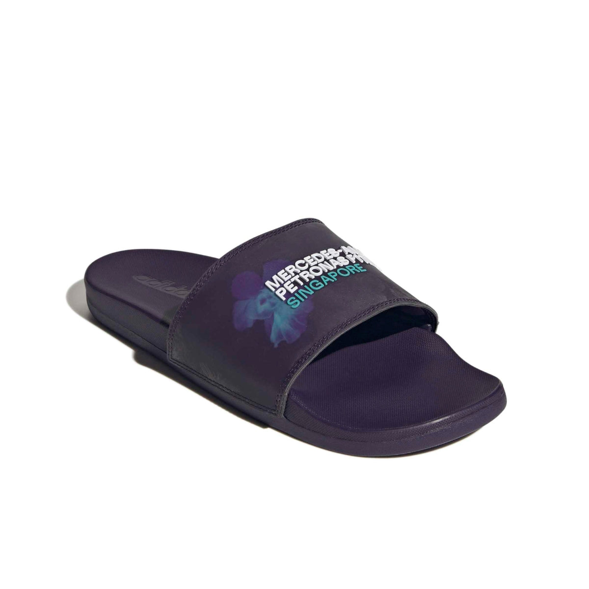 + Mercedes-AMG Petronas F1 Team Adilette Comfort Slides 'Legend Purple'