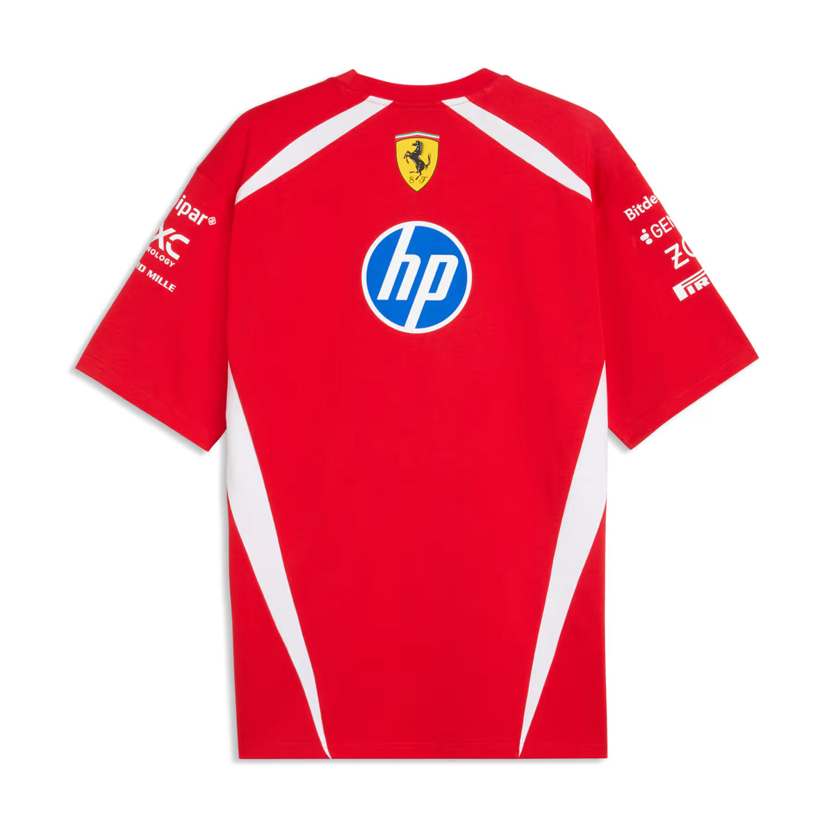 + Scuderia Ferarri HP Replica Lewis Hamilton Drivers Tee 'PUMA Red'