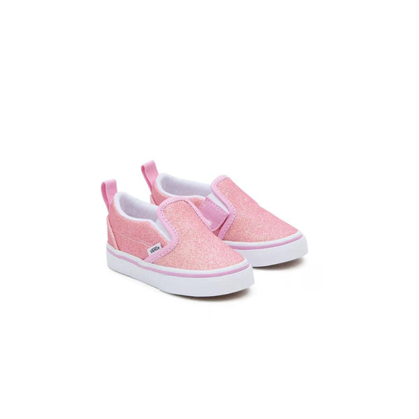 Girls pink deals glitter vans