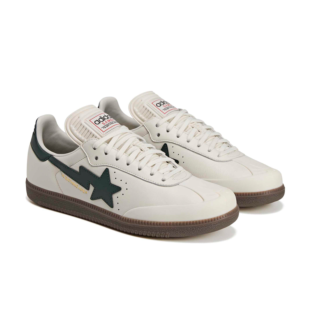 + BAPE Samba 'Off White Shadow Green'