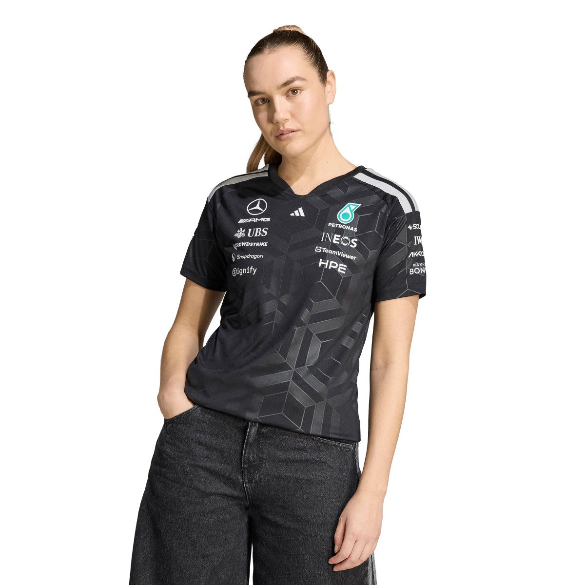 + Mercedes AMG Petronas Formula 1 Team Driver Jersey 'Black'