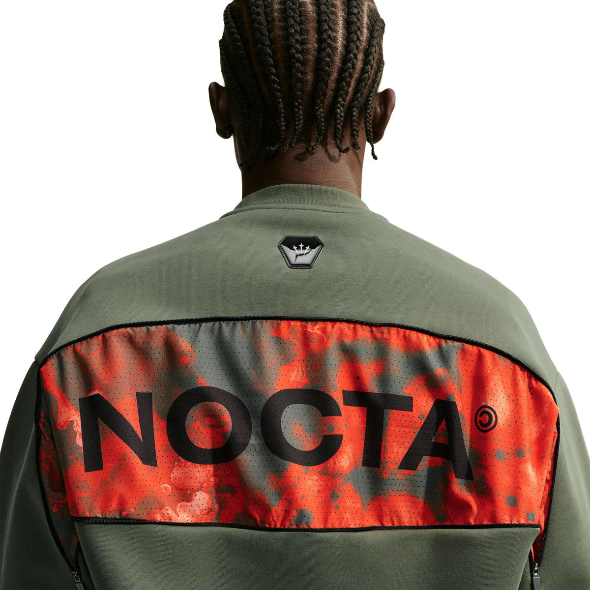 + NOCTA Trapeziud-Cut Crew-Neck Pullover 'Twilight Marsh'