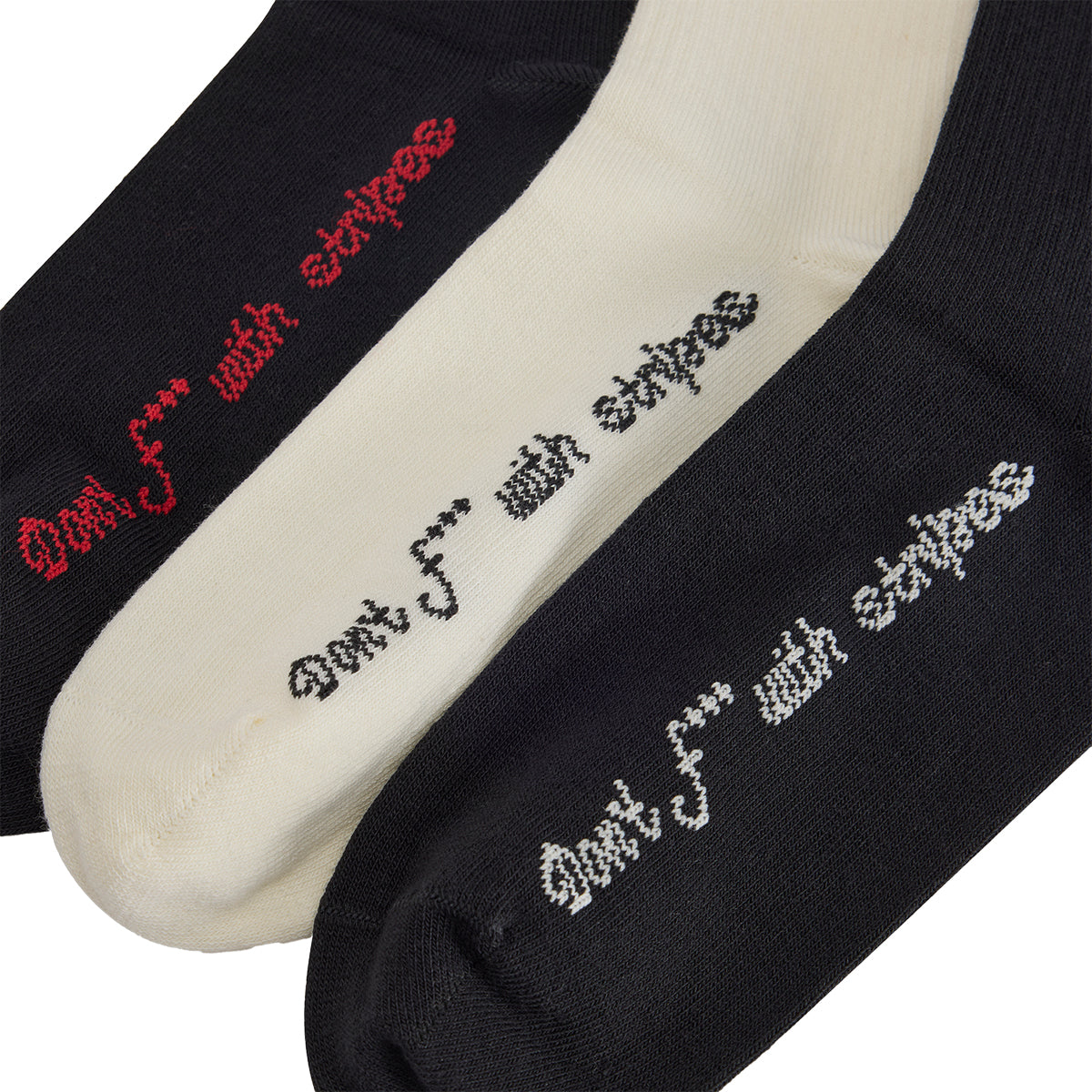 + AVAVAV Knee Socks 'Cream White Black'