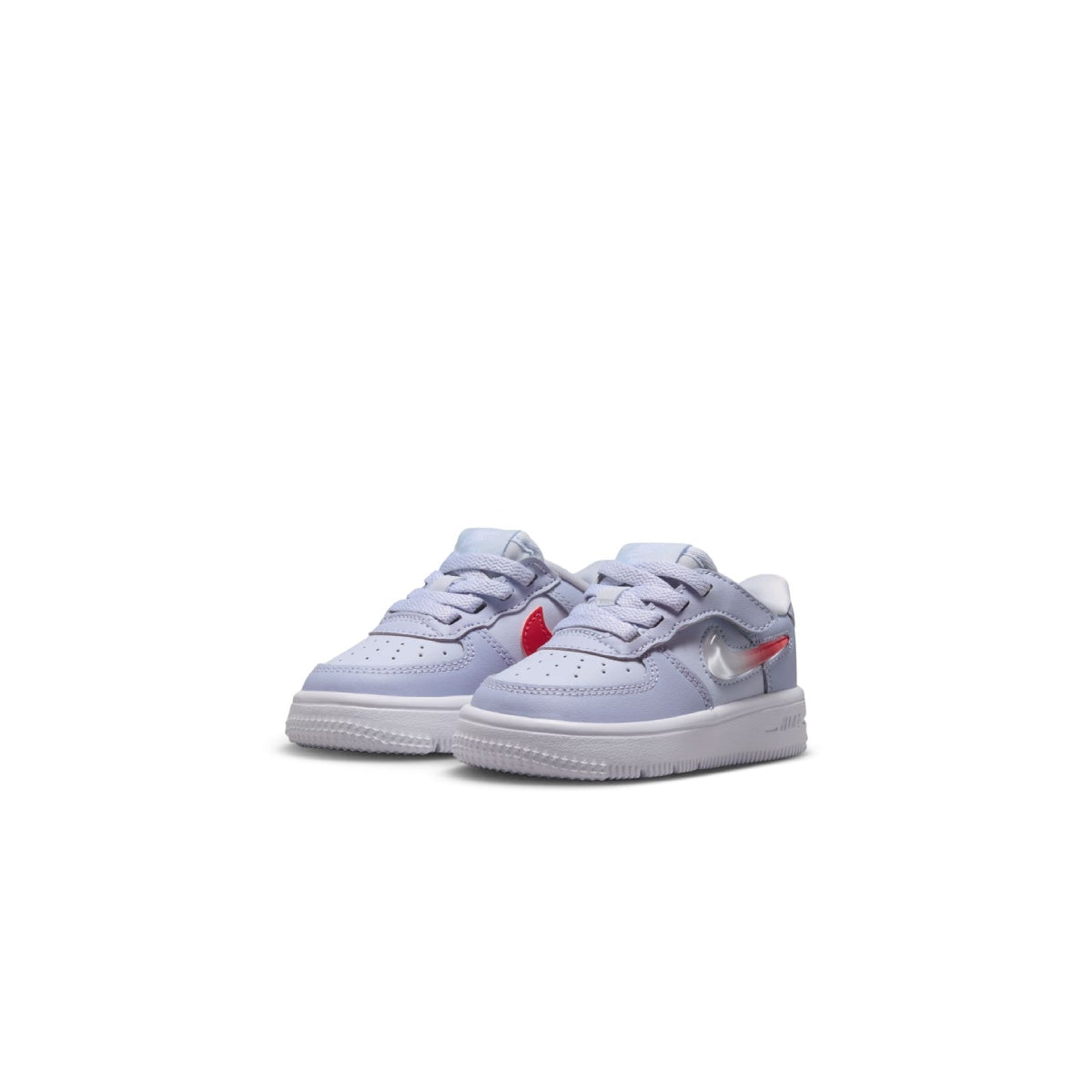 Toddler's Force 1 Low Easyon 'Football Grey Tropical Pink'