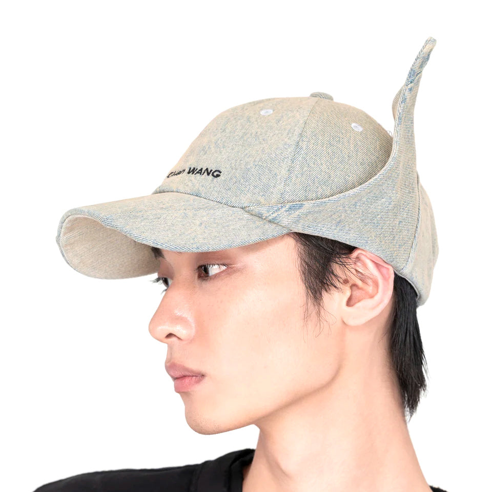 Car Ear Flap Denim Cap 'Blue'