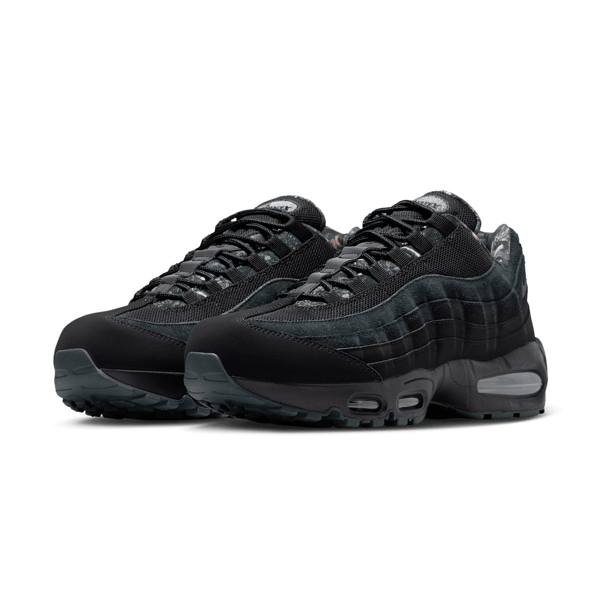 + Realtree Camo Air Max 95 Big Bubble 'Triple Black'